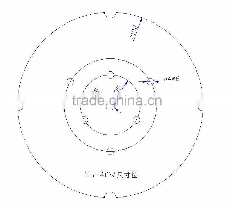 25w 30w 40w AC 220 volt led light source module 5730SMD aluminum pcb plate