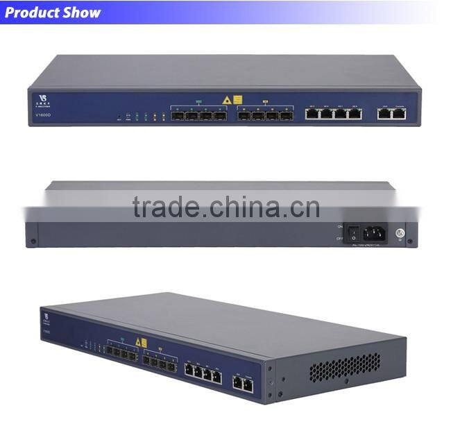 Web Manage 4 PON Port EPON OLT with 4GE Interface Support EMS