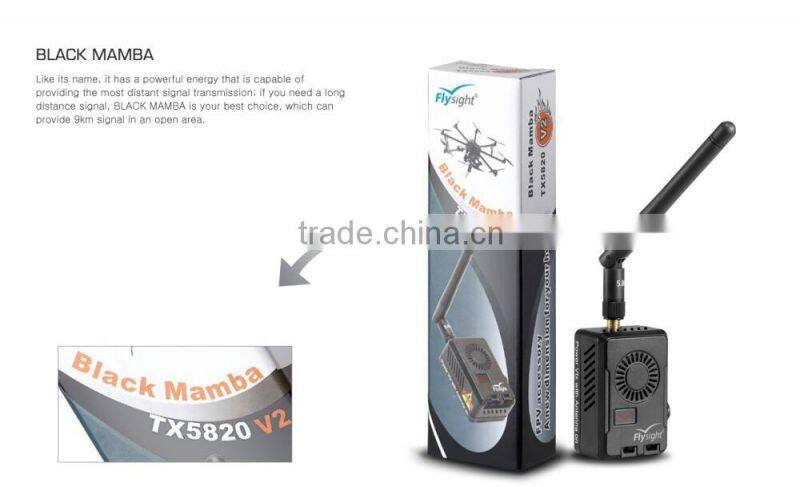 G2856 5.8Ghz 2W 40ch long range powerful fpv wireless AV transmitter FPV sender Flysight Black Mamba TX5820 V2