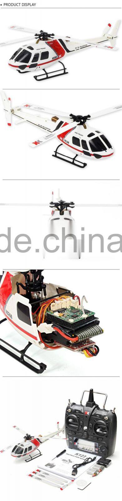 Best Rc Helicopter XK K123 6CH 3D6G system brushless motor helicopter toys