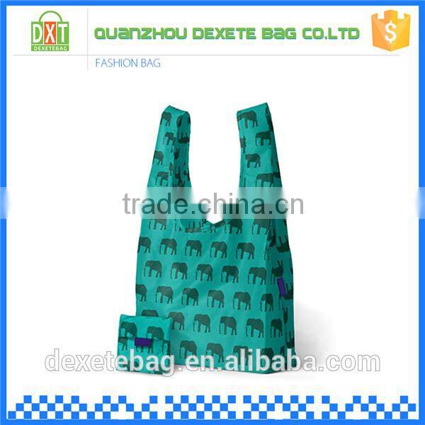 China factory cheap portable tote shopping folding nylon tote bag