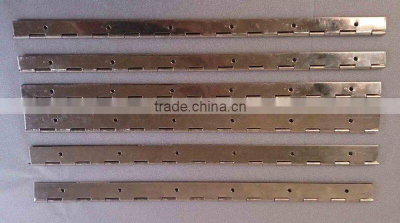 Stainless steel 304 continuous piano hinge/Stainless steel 201 long hinge/Metal steel long piano hinge