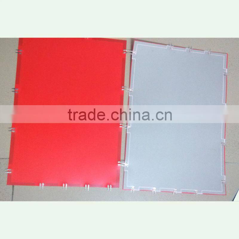 cuttable el sheet el light sheet el backlight sheet With DC12V inverter and 50cm connector