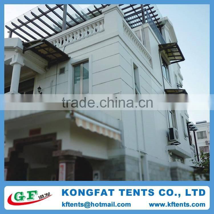 Door/window polycarbonate canopy awning