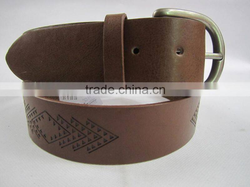 unsex hot sell good quality with geometric figure print fashion belts