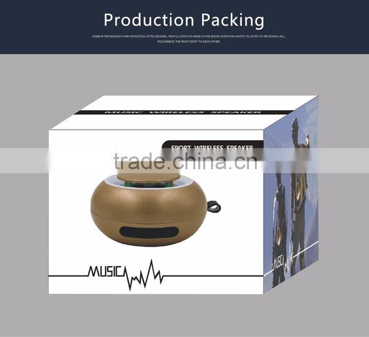 Waterproof stereo sound wireless sport mini wholesale bluetooth shower speaker