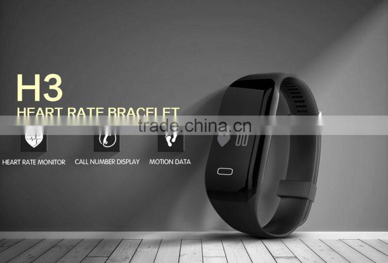 Smart Bracelet IPX67 Waterproof 0.49 Inch LED Touch Screen Bluetooth 4.heart rate monitor