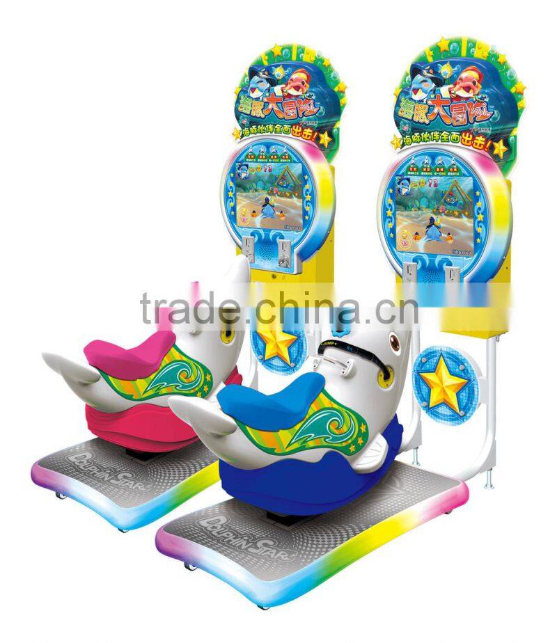 Dolphin's adventure game machine arcade amusement machines coin operated game machine ,kid ride machine,rider game,original IGS