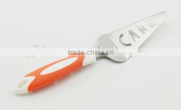 Novelty stainless steel cake server with lettering