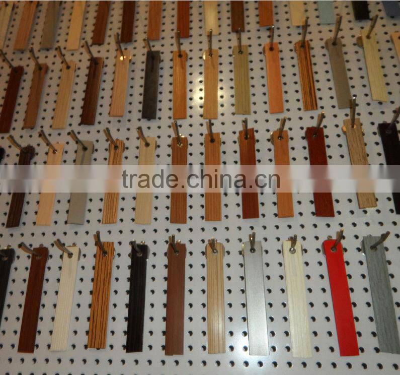 Chinese solid color and wood grain color PVC edge banding