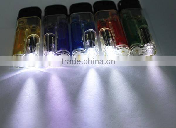 Black head color gas electronic lighter