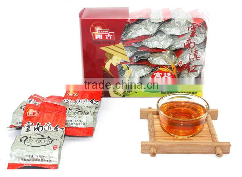 Chinese vacuum packed best yunnan black tea