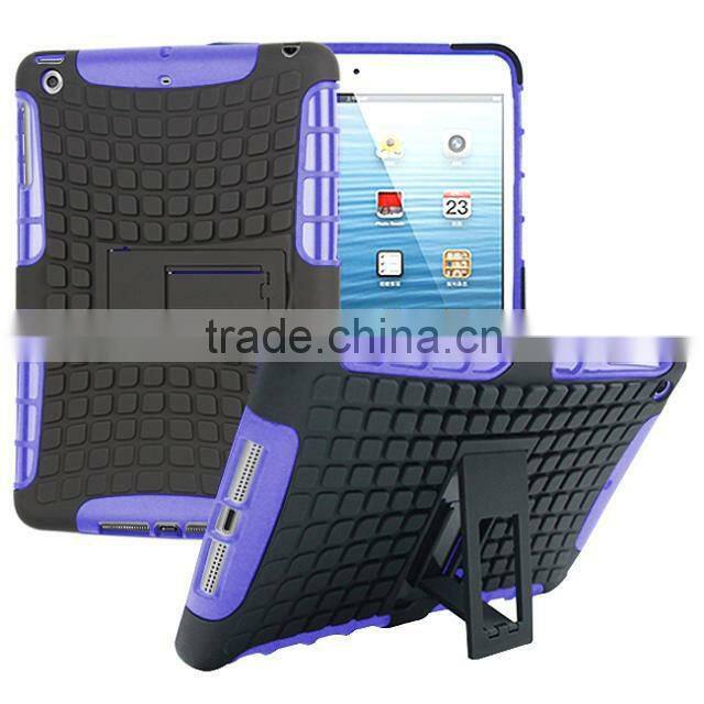 Tablet case TPU pc 2 in 1 stand shockproof case for ipad 1 2 3 , for custom ipad case cover ,for ipad case air