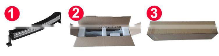 50 inch 288W 4x4 Led Car Light, auto led light bar arch bent, curved Led Light bar Off road LH-070