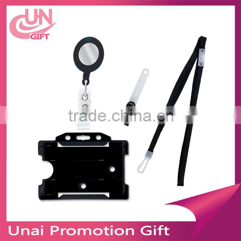 Red Premier Lanyard With Id Card Badge Holder