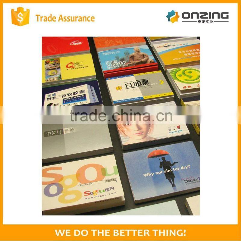 Onzing custom sticky notes sticky paper notepad with cover