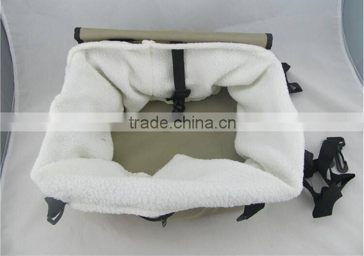 Pet Booster Seat with Zipper Storage Pocket