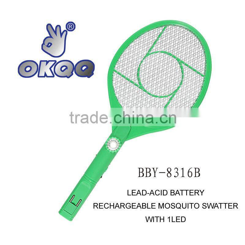 BBY-8316 LED POWERFUL RECHARGEABLE ELECTRIC FLY SWATTER