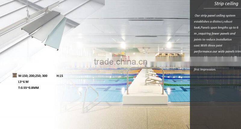 Commercial Aluminum types of false ceiling boards