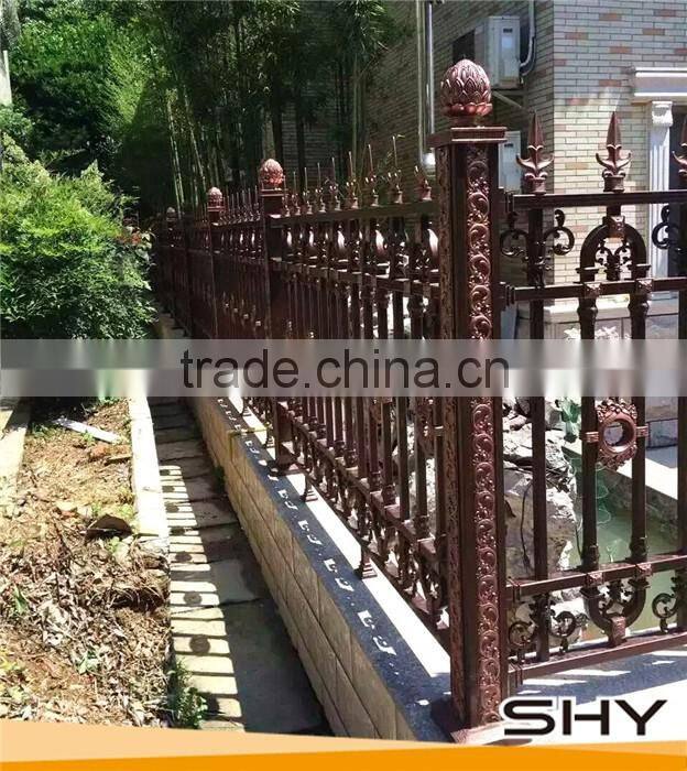 Balcony decoration wrought iron railings