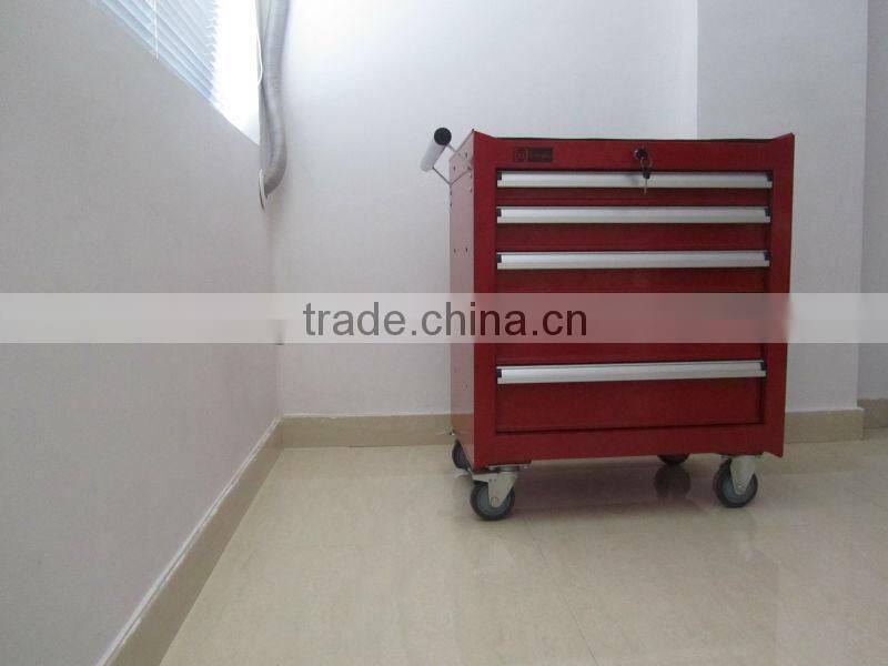 Five Drawers Stainless Steel Tool Chest Roller Cabinet