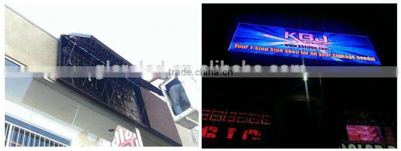 double side front service cabinet LED display PH10 outdoor