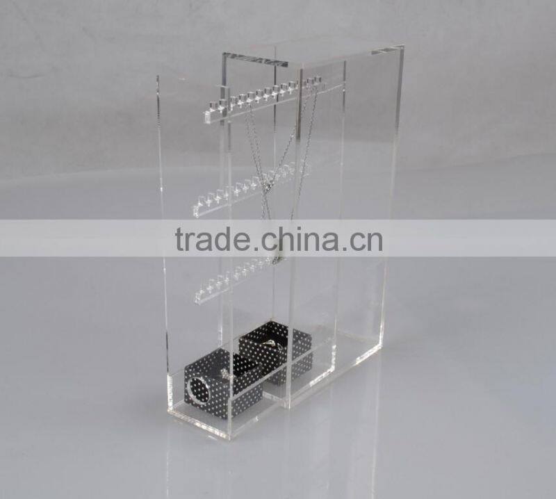 New design acrylic jewelry boxes/acrylic jewelry display/jewelry display cases