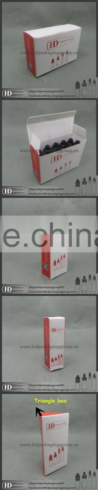 HD cosmetic bottle packing paper box with customized logo printing