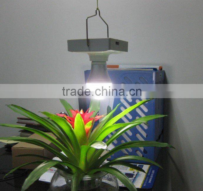 3W solar table light with e27 led bulb