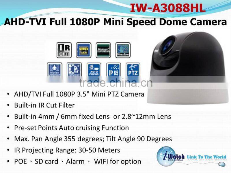 IW-T3036HK Full HD 1920x1080 High Power IR LED TVI Camera