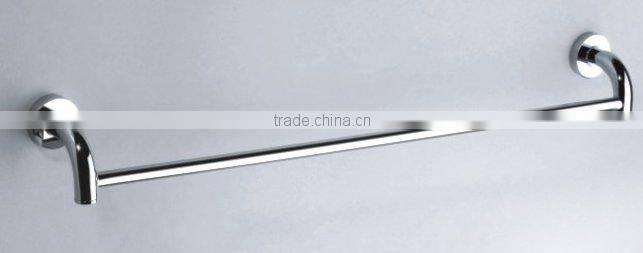 round base brass single towel bar chrome 6724