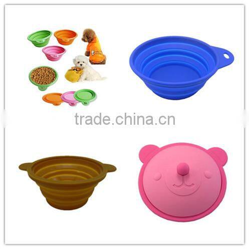popular cheap silicone collapsible bowl