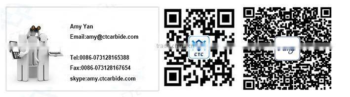 Professional micro grain k20 tungsten carbide solid rods for end mill cutter with CE certificate