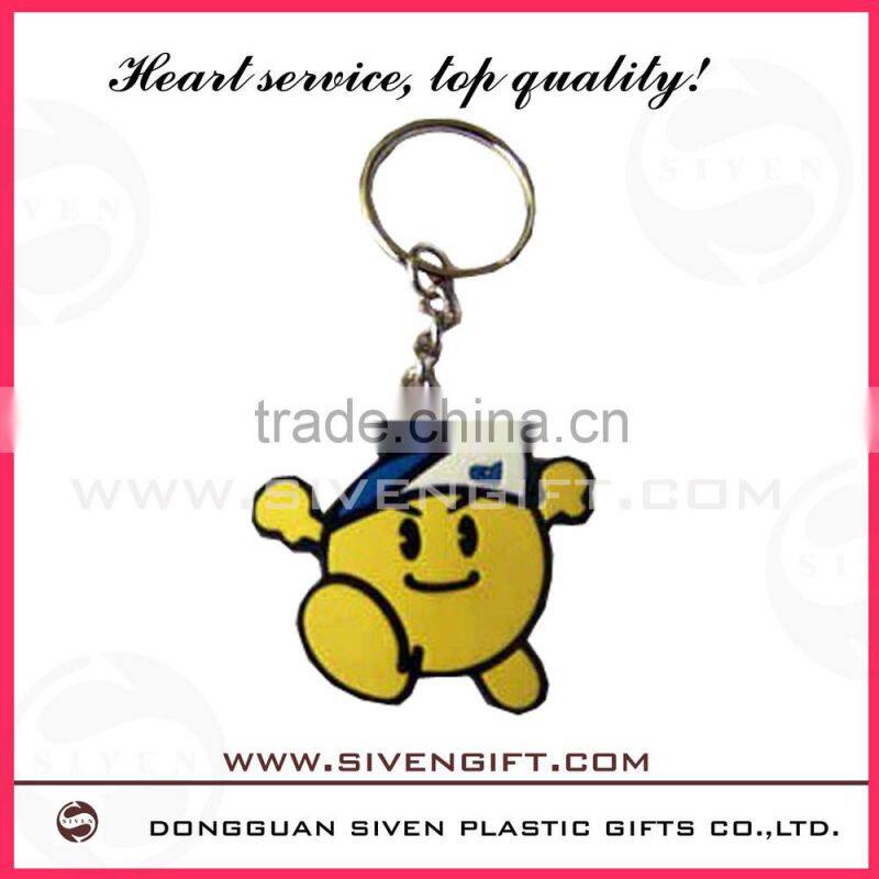 Promotion Custom 2d Soft Pvc Keychain