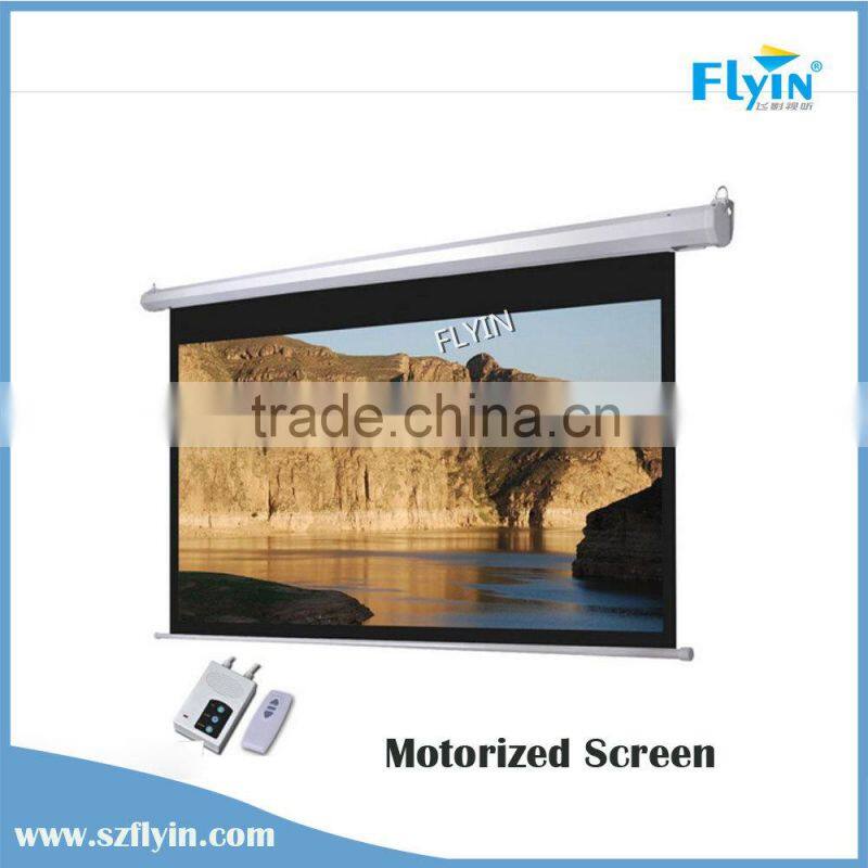 300" (16: 9) Motorized Projection Screen with Remote Controller