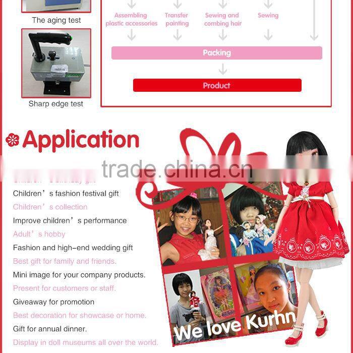 Plastic children fashion doll toy doll accessories