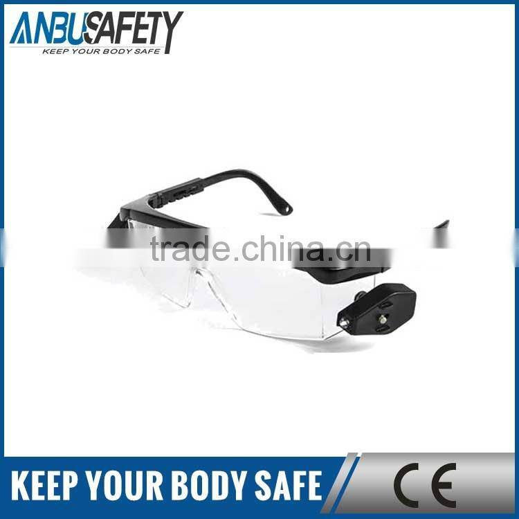 laboratory nylon frame safety goggles with elastice tape