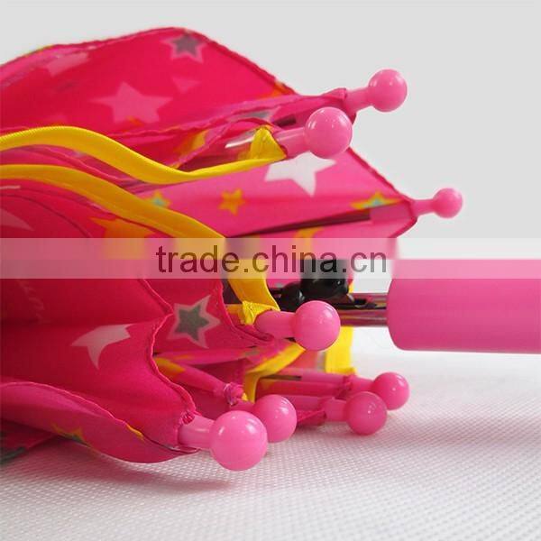 auto open custom cartoon character printed straight kids umbrella