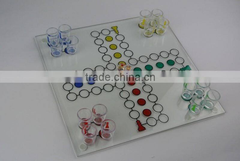 Hot Selling Drinking Ludo Board Chess Game Set