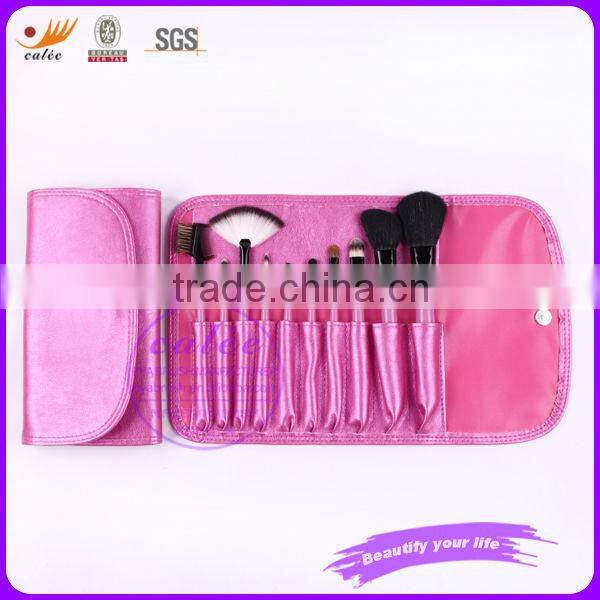 10pcs goat hair make up brush set