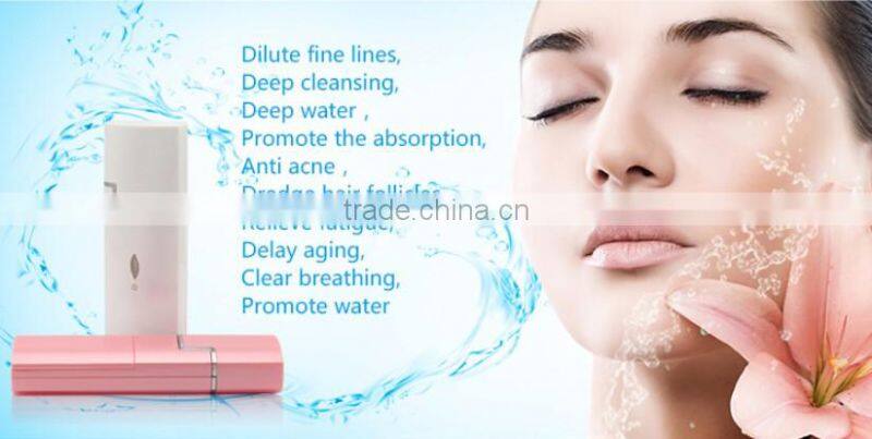 Latest product of china beauty device nano facial steamer mist spray vacuum facial steamer