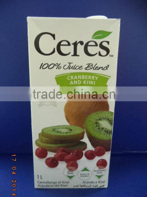 Ceres 100% Pure Juice Blend Cranberry and Kiwi 1L - No Sugar Added FMCG products