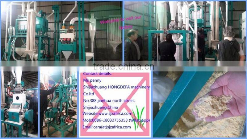 Full automatic corn mill maize milling machine price with advanced technology