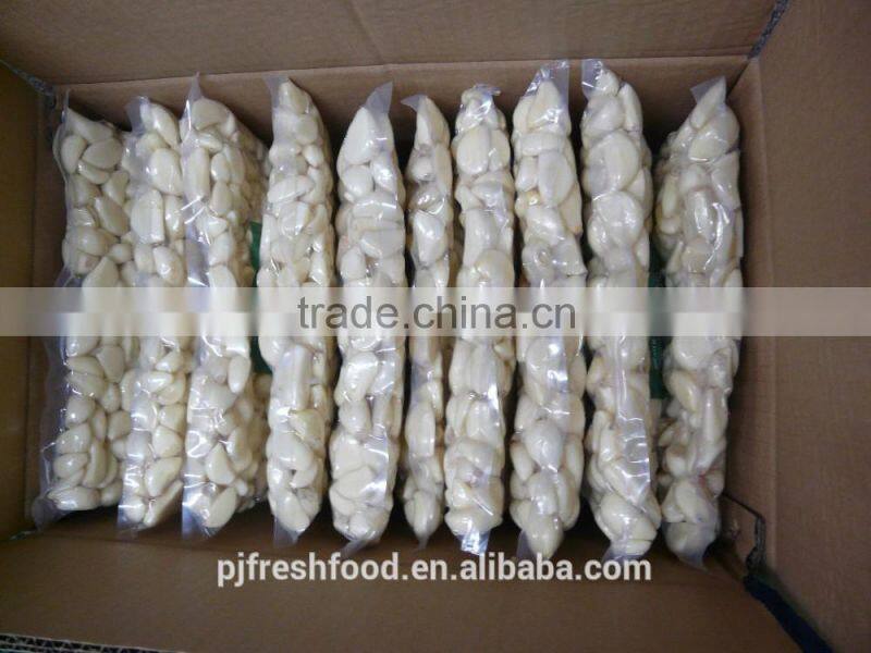 Fresh peeled garlic 5lbx6bg/carton