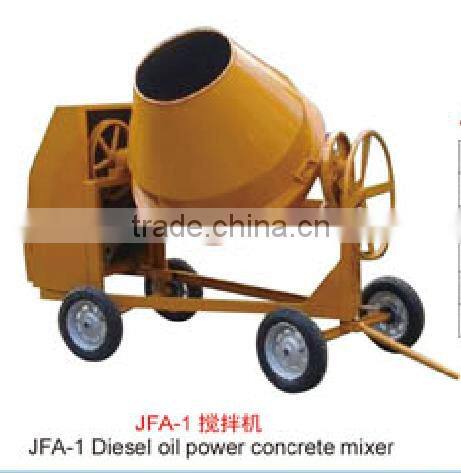 Mini type diesel powered concrete mixer CM350
