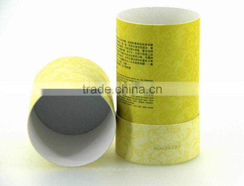 eco friendly cylinder paper box tube packaging paper can wholesale