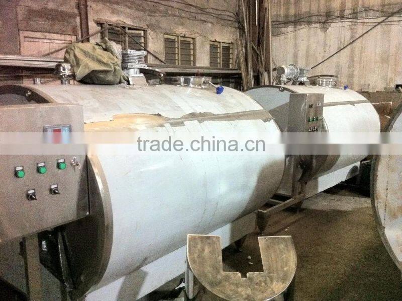 best price Stainless Steel Milk cooling tank cooler used WITH CIP for sale