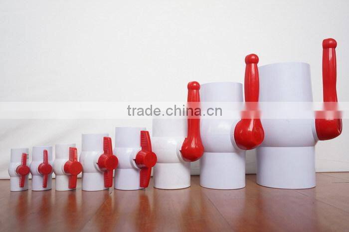 UPVC LEVEL HANDLE OCTAGONAL BALL VALVE