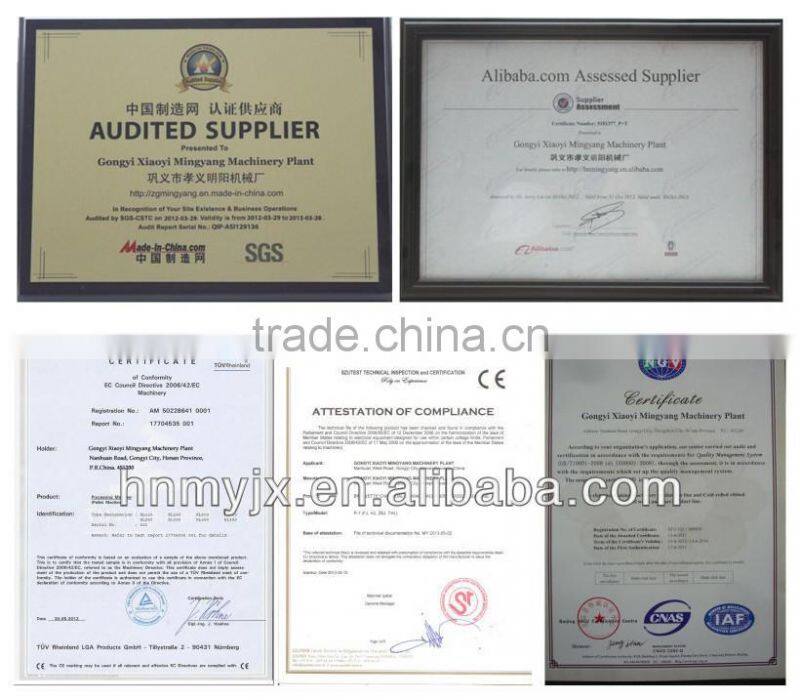 High capacity with CE ISO coal dust briquette extruder charcoal molding machine