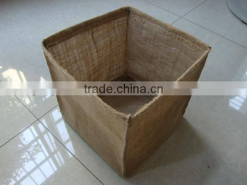 hessian jute pop up bag